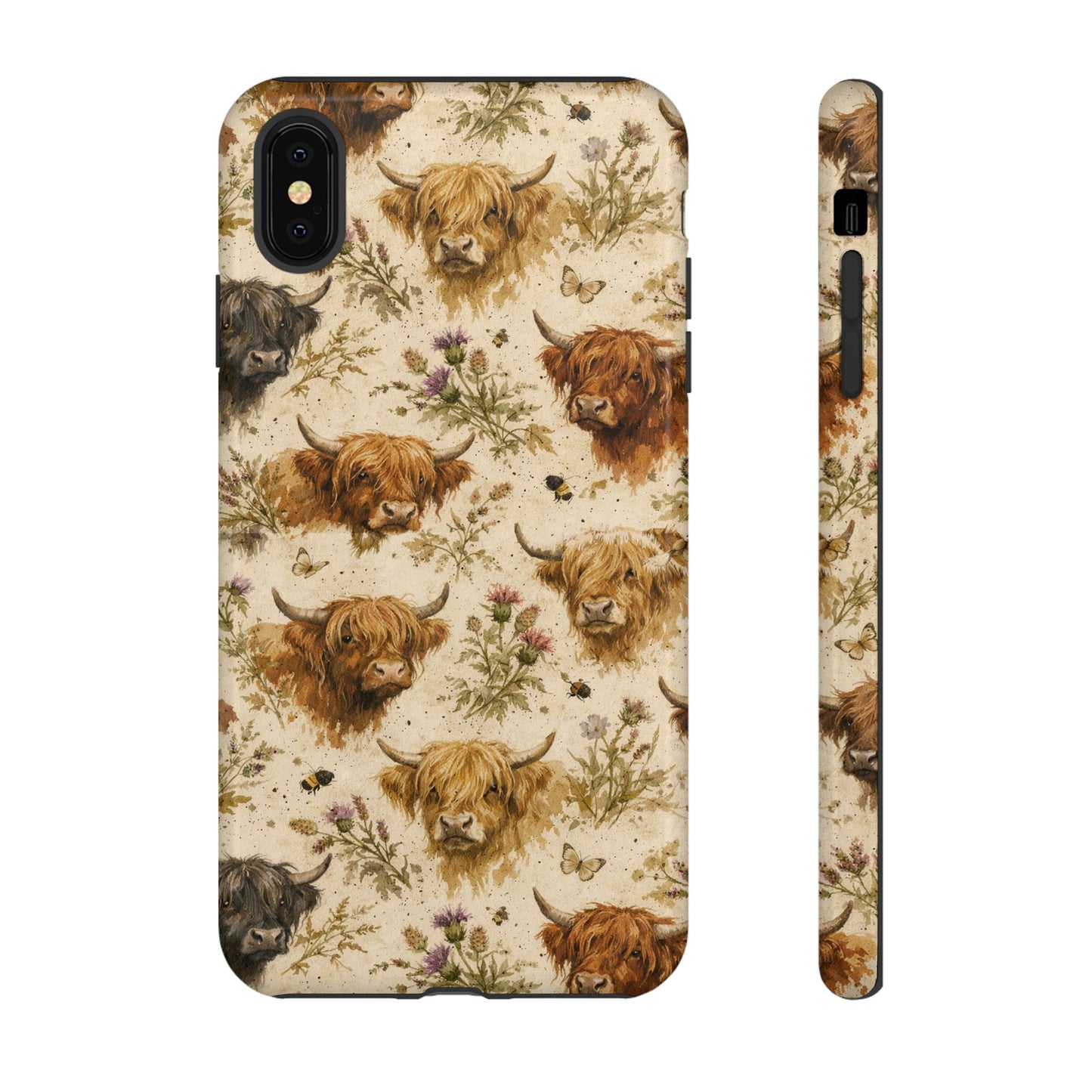 Cottage Core Highland Cows Tough Case