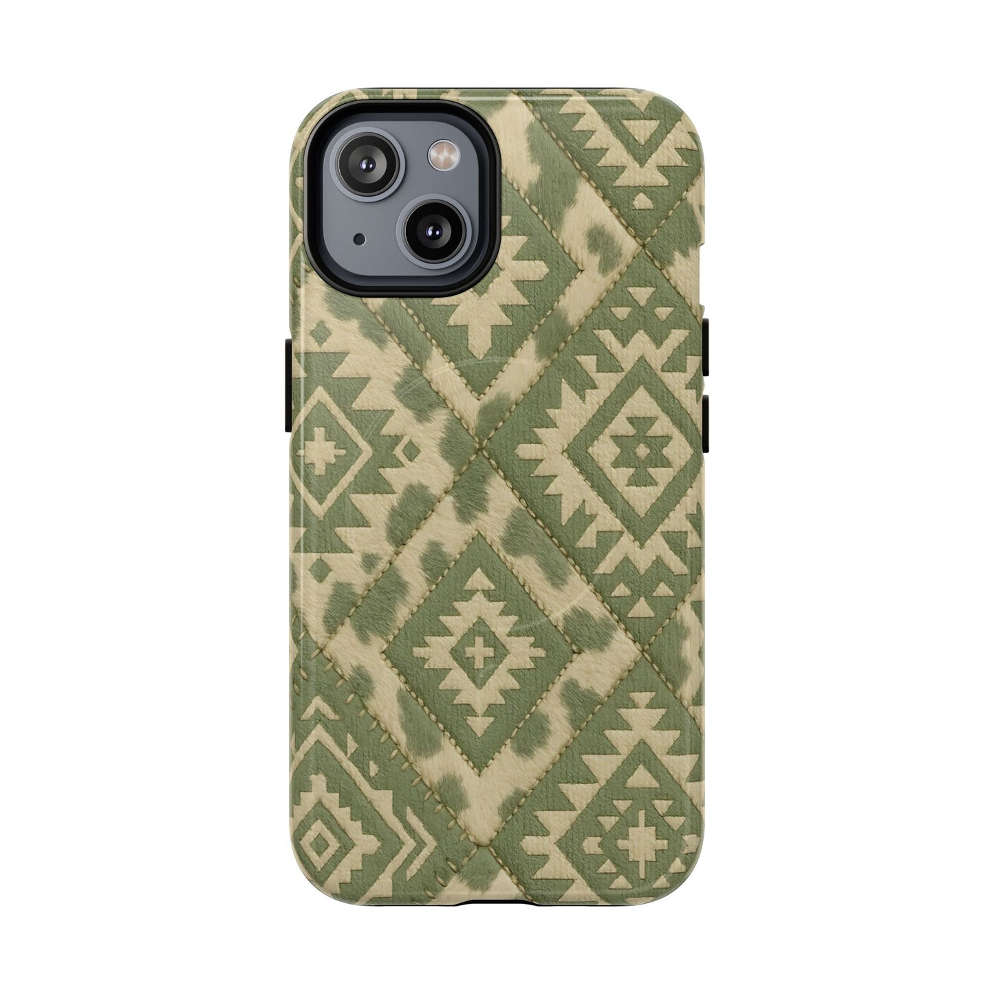 Sage Aztec Quilt Magnetic Case