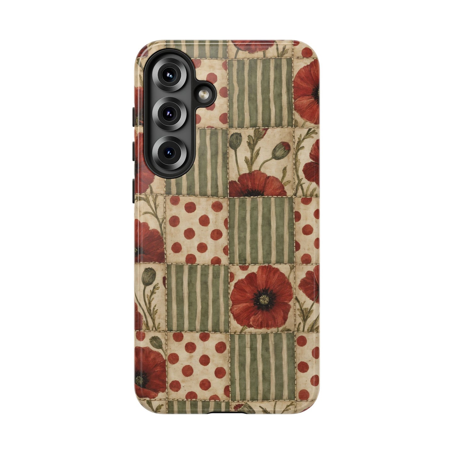 Poppy Patchwork Tough Case