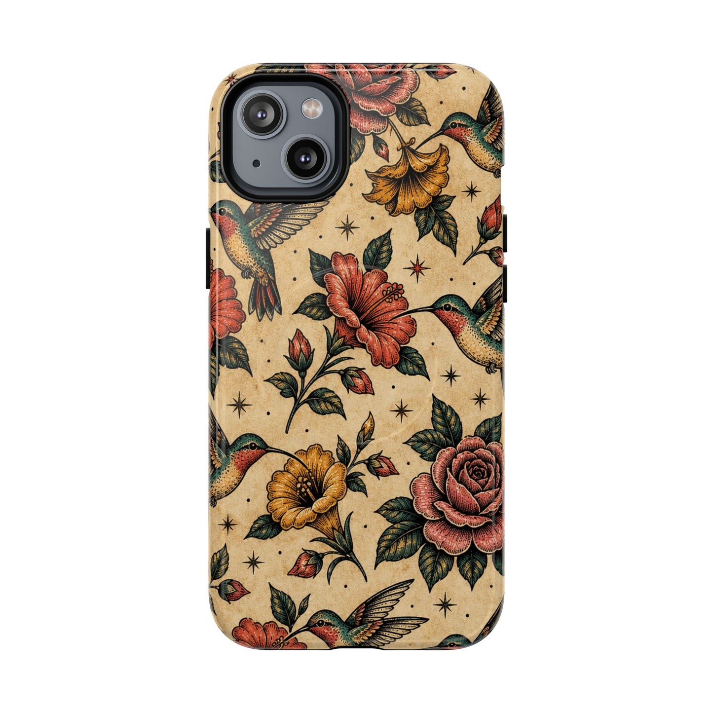 Hummingbird Rose Magnetic Case