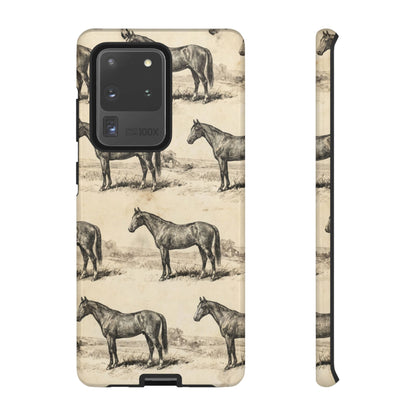 Vintage Horses Tough Case