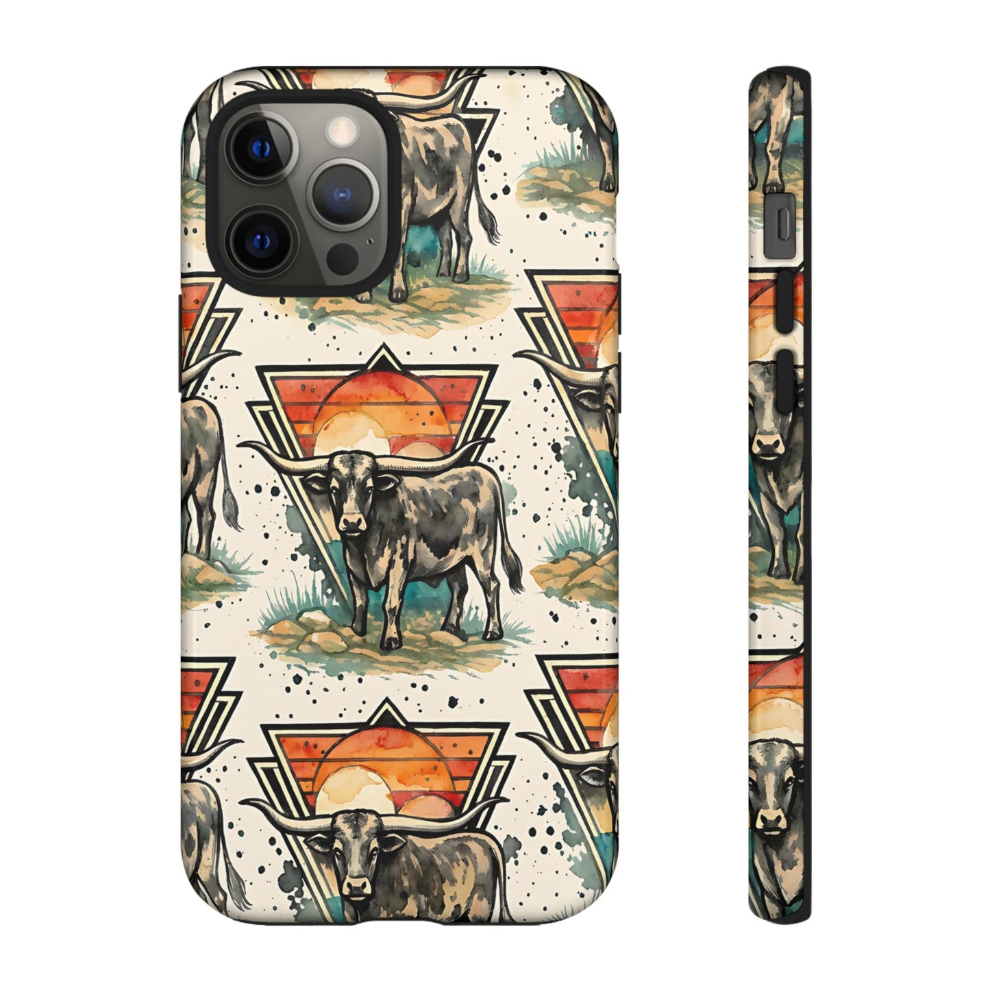 Retro Longhorn Tough Case