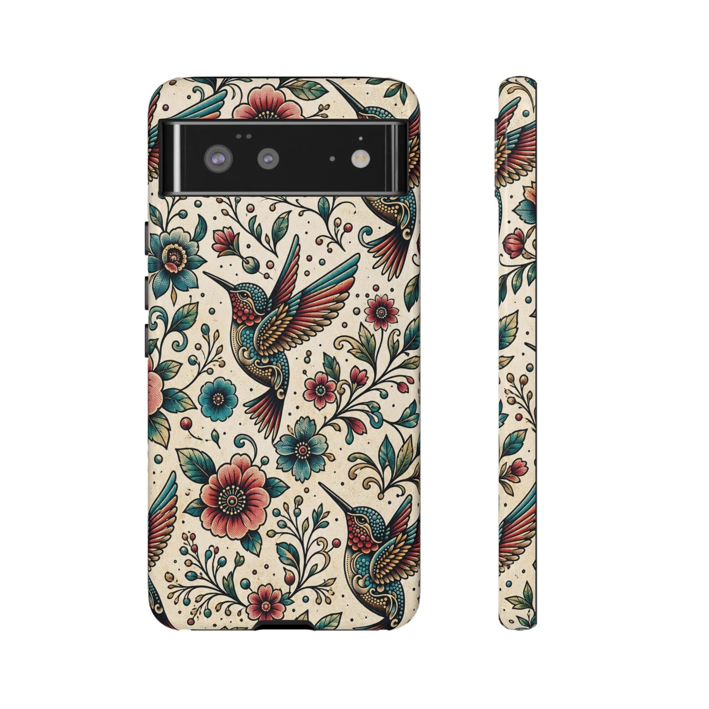 Retro Hummingbird Tough Case