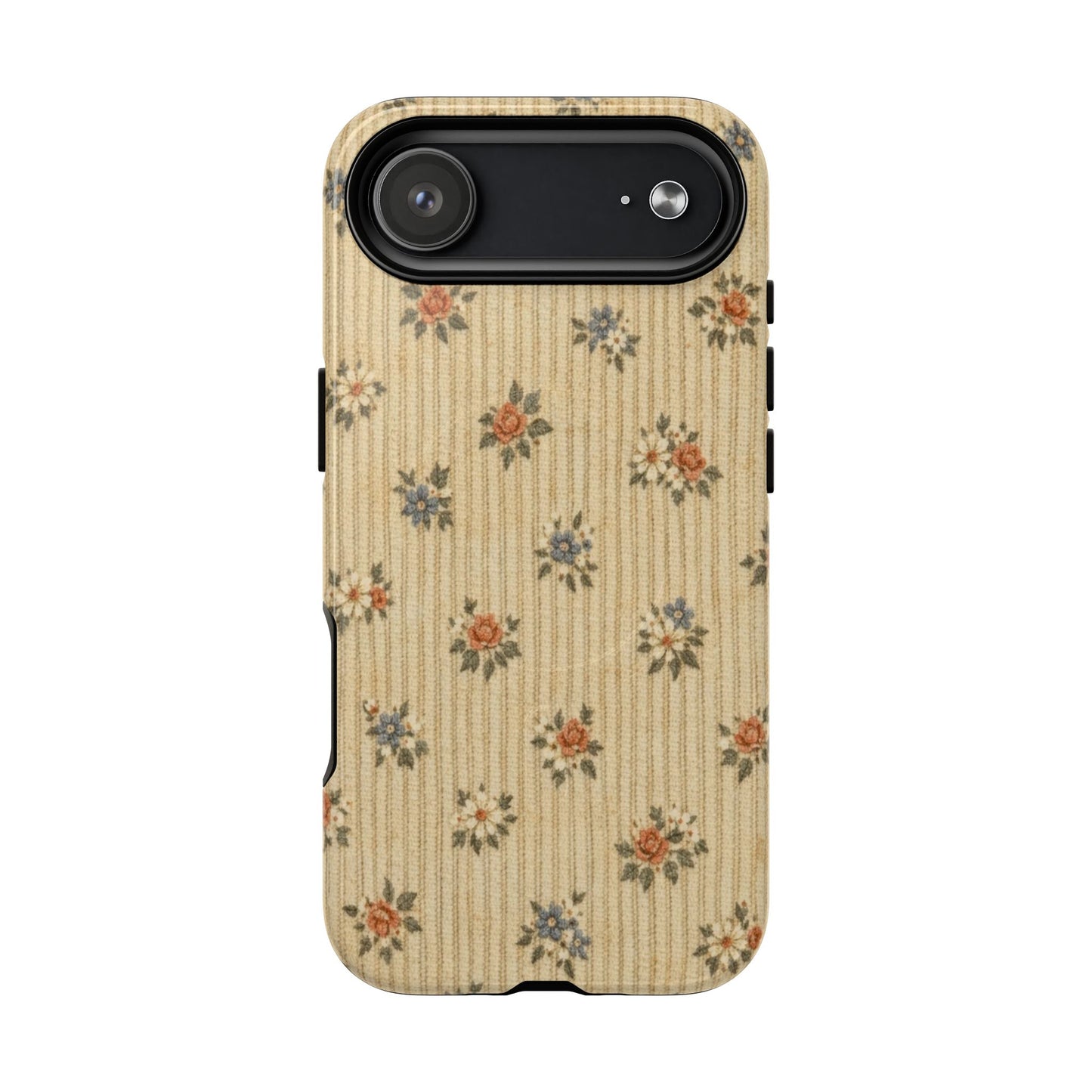 Striped Floral Magnetic Case