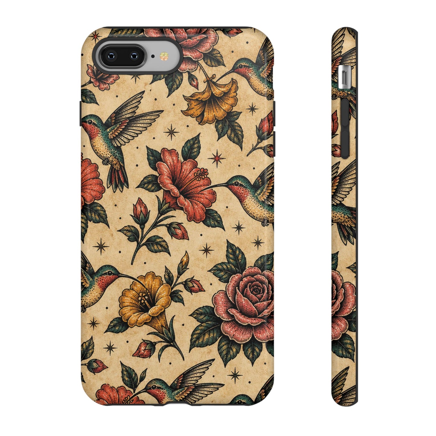 Hummingbird Rose Tough Case