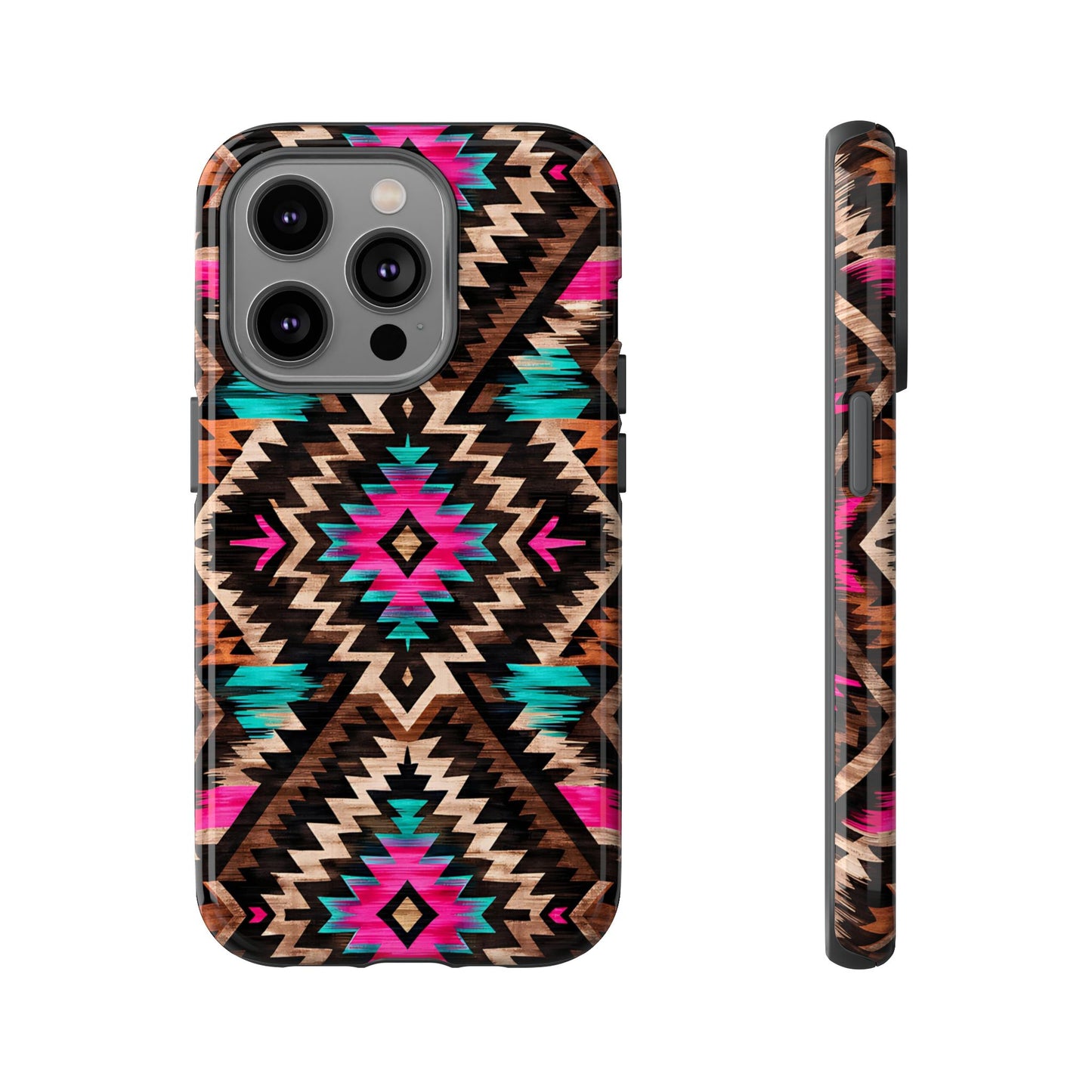 Neon Aztec Rug Tough Case