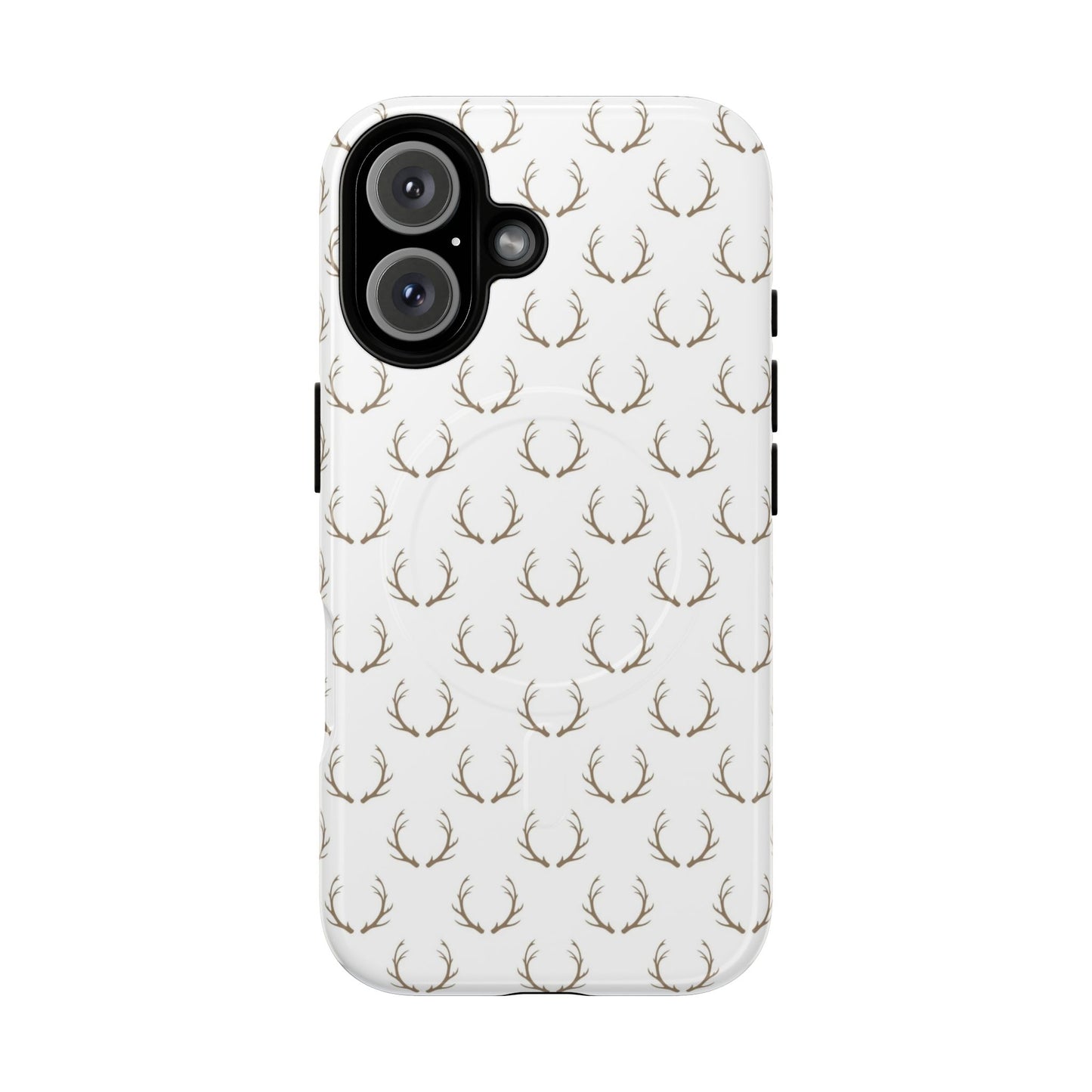 White Antlers Magnetic Case