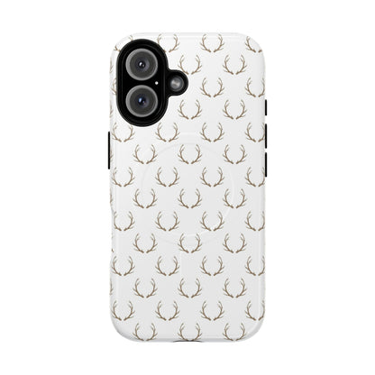 White Antlers Magnetic Case