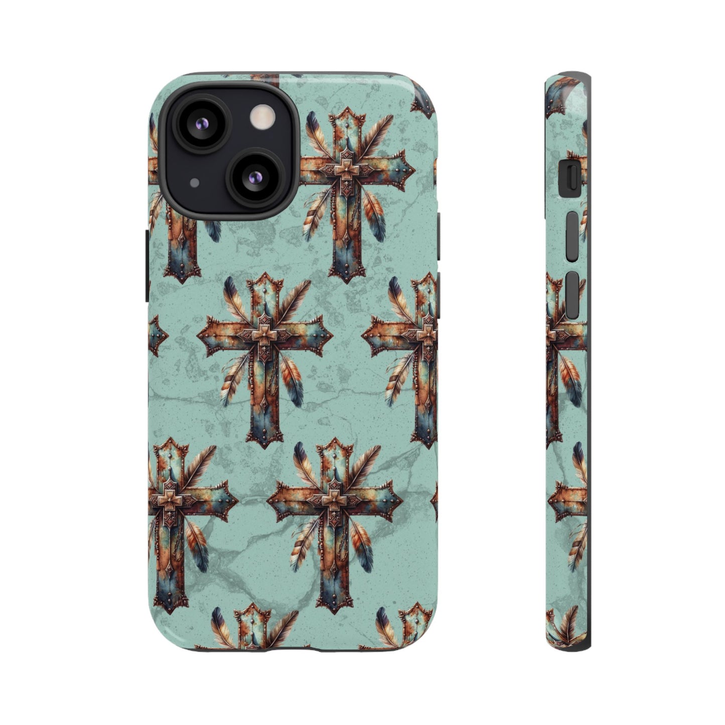 Crosses And Feathers Tough Case