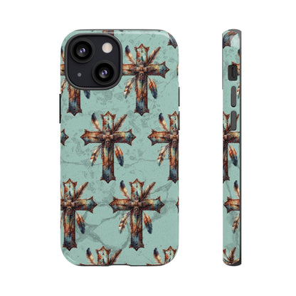 Crosses And Feathers Tough Case