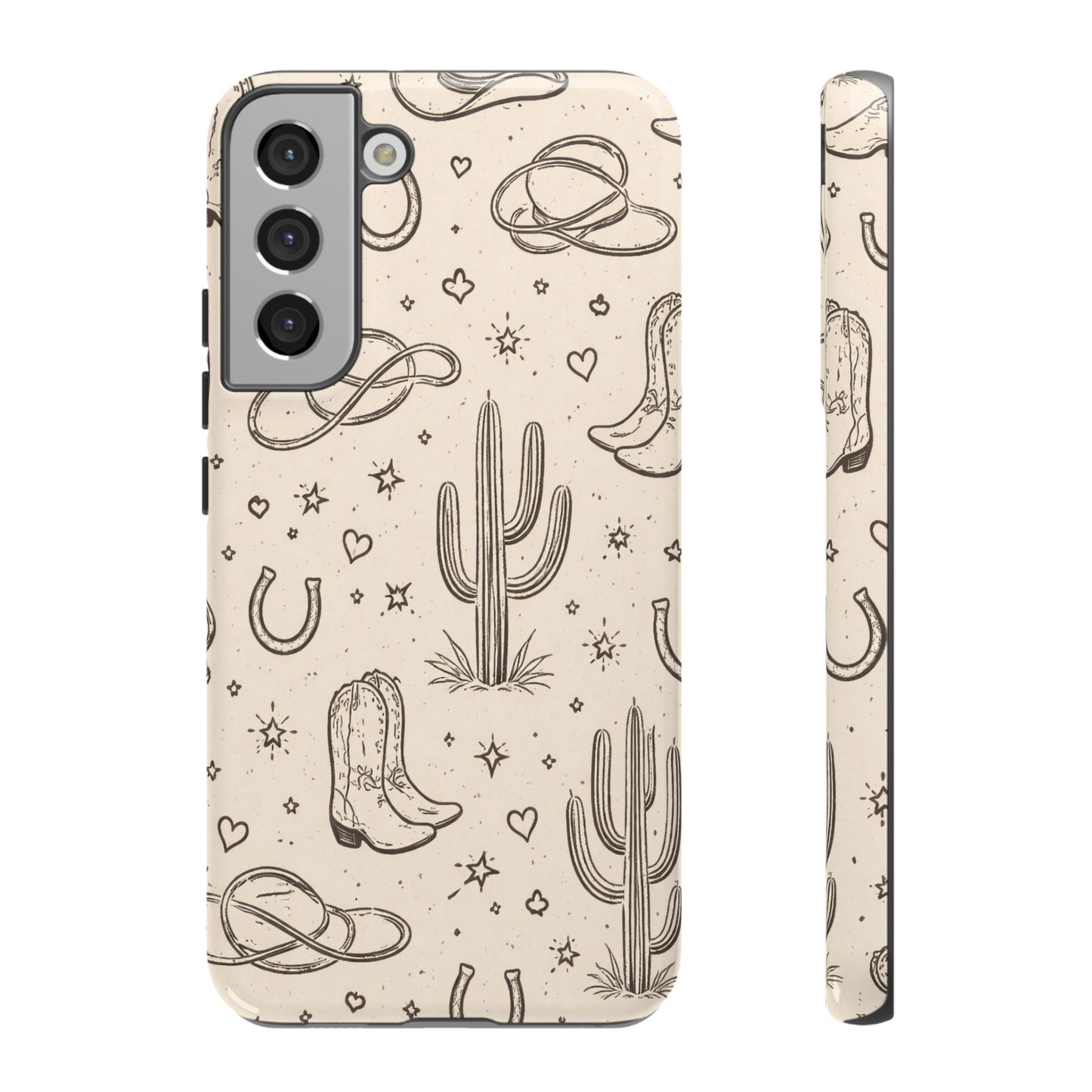 Cowgirl Doodles Tough Case