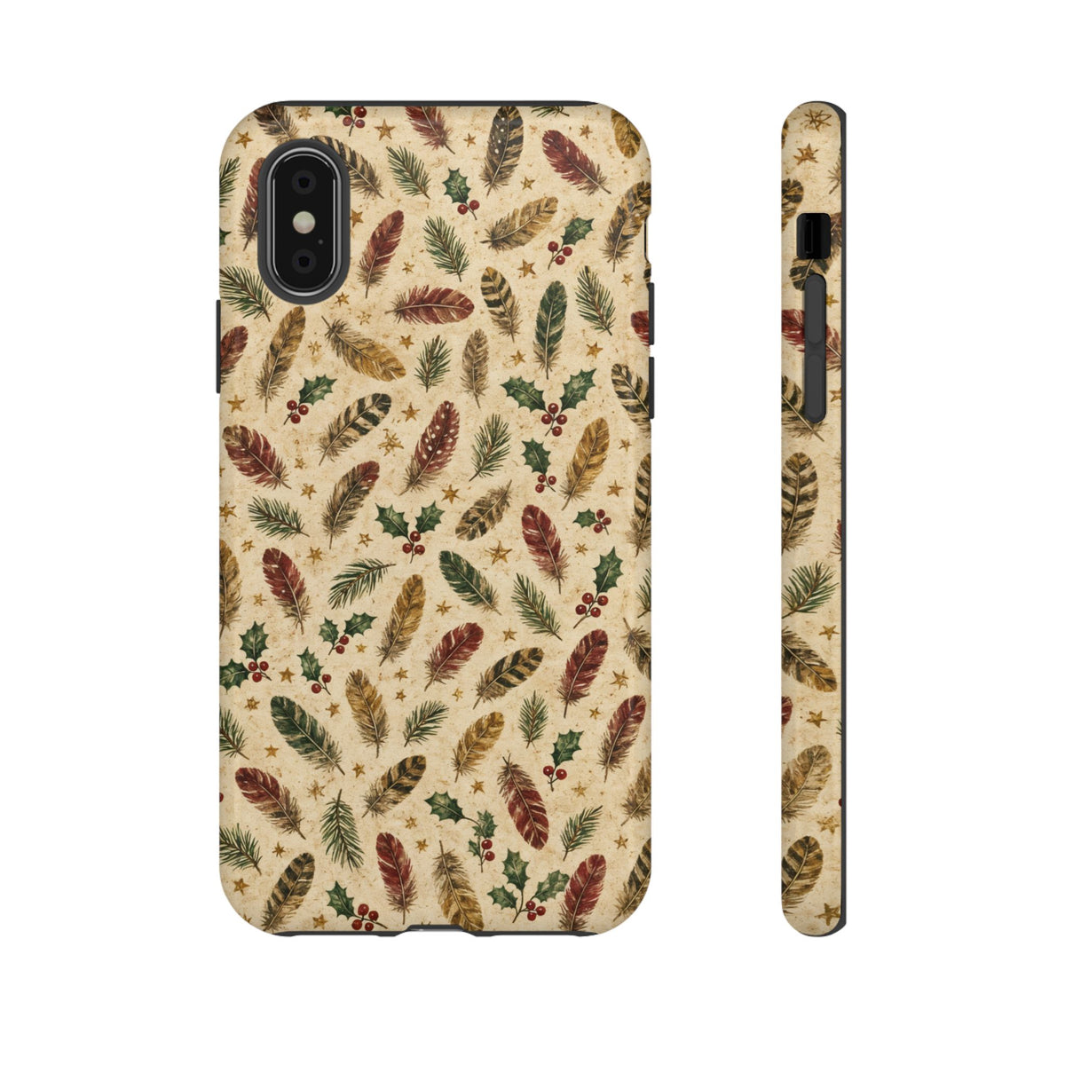 Christmas Feathers Tough Case