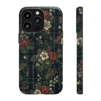 Tartan Roses Tough Case
