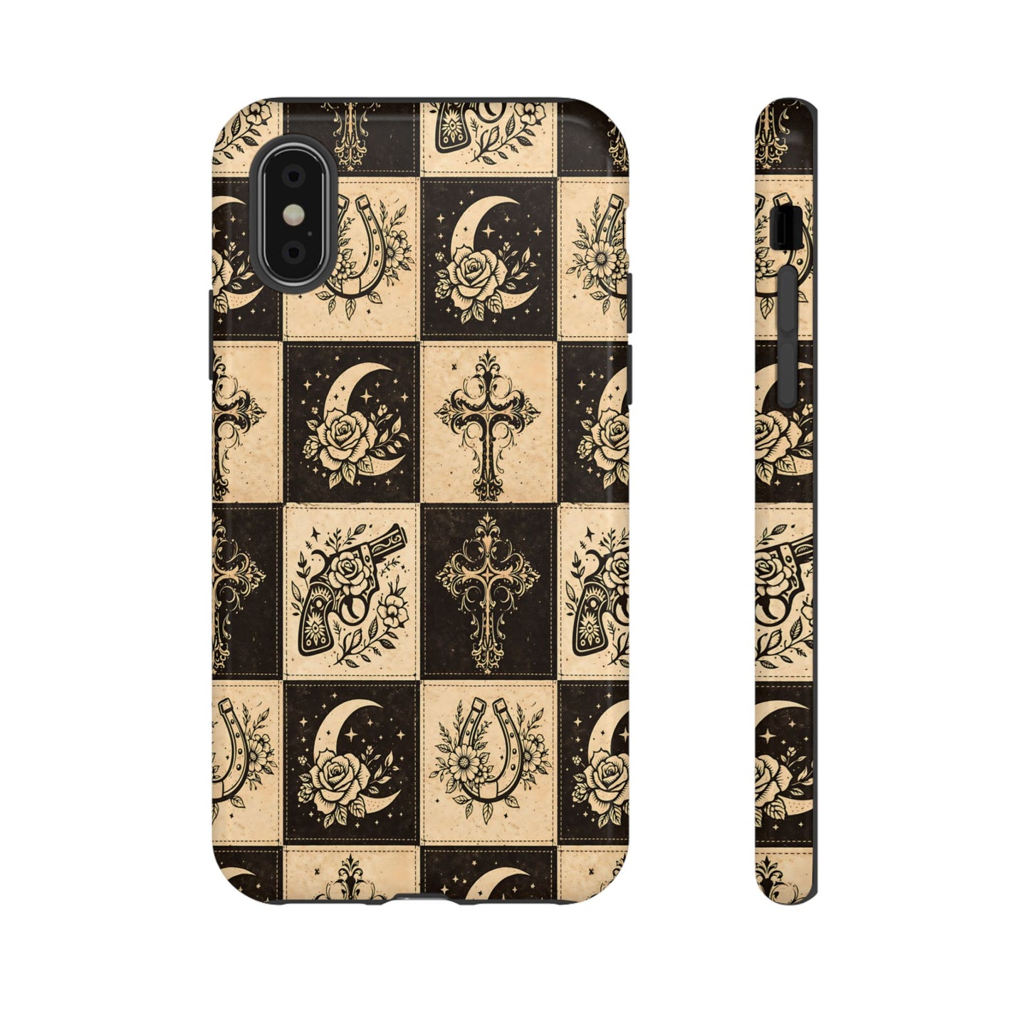 Western Patchwork Icons Tough Case