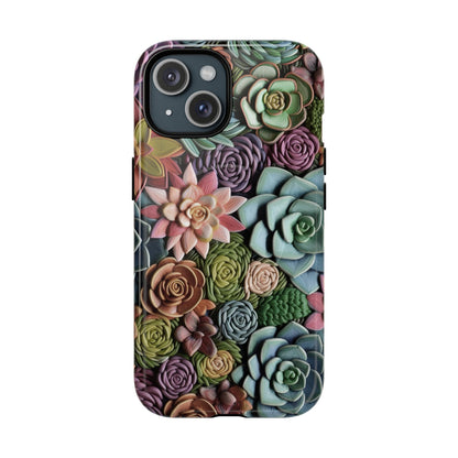3d Succulent Flower Magnetic Case