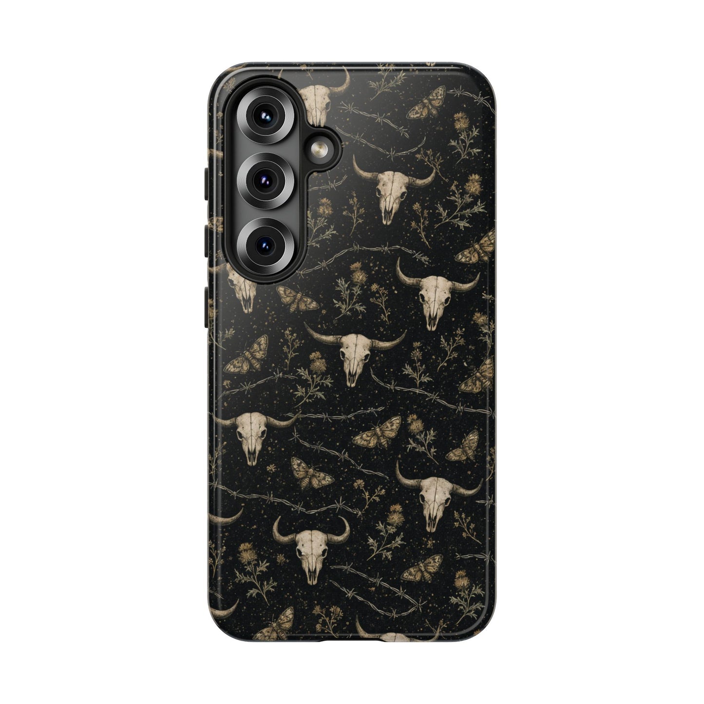Bull Skull Barbwire Tough Case