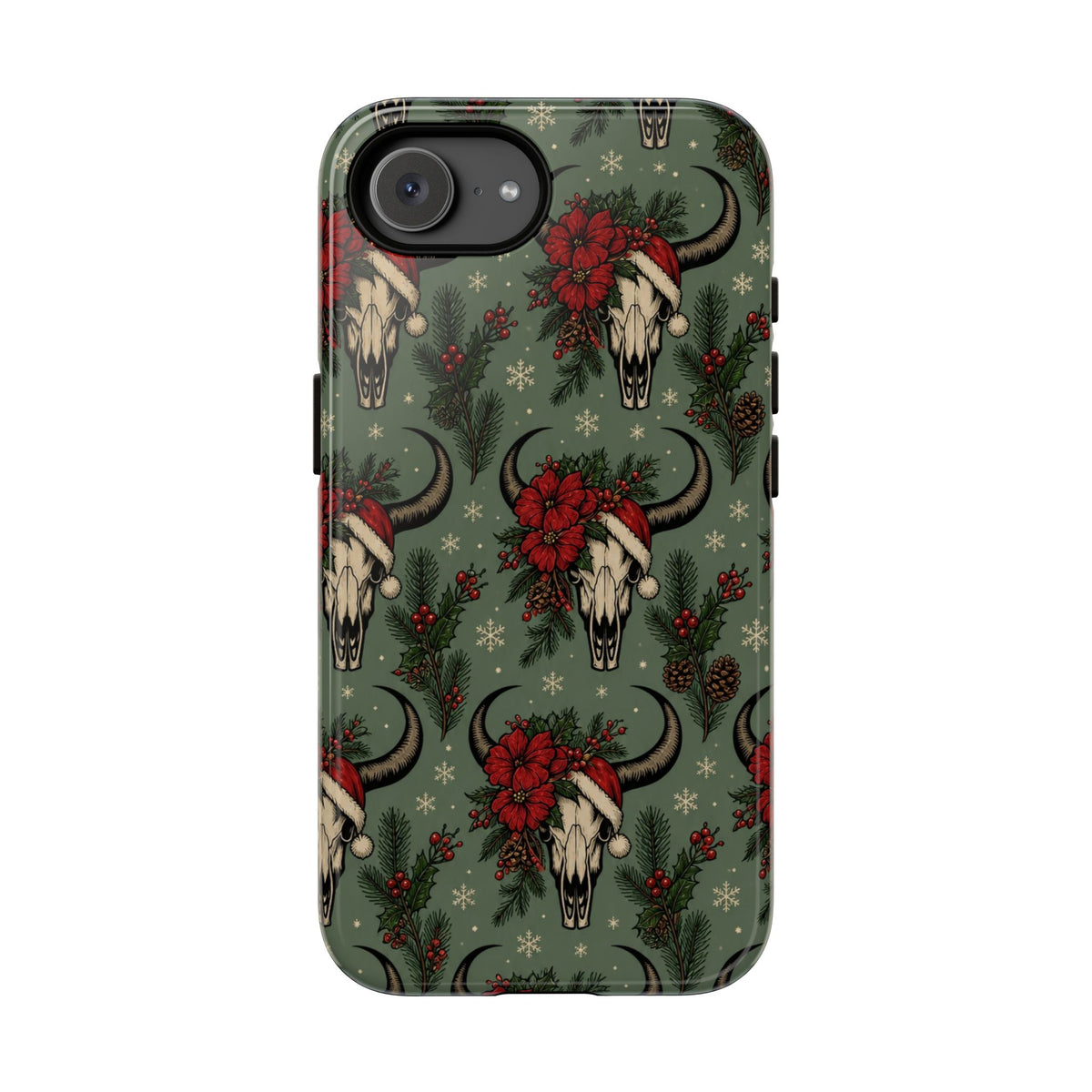 Santa Bull Skulls Tough Case