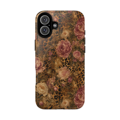 Leopard Floral Magnetic Case