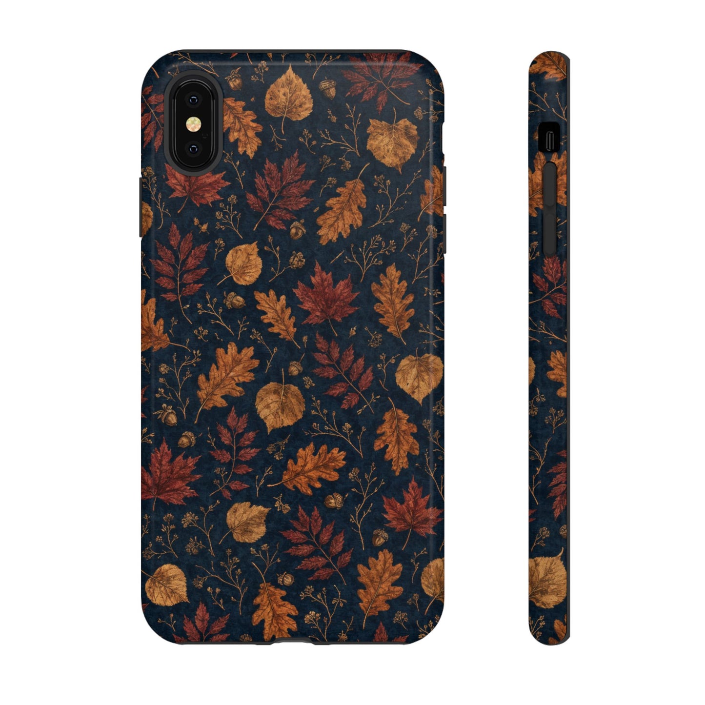 Navy Oak Leaf Tough Case