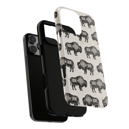 Aztec Buffalo Tough Phone Case