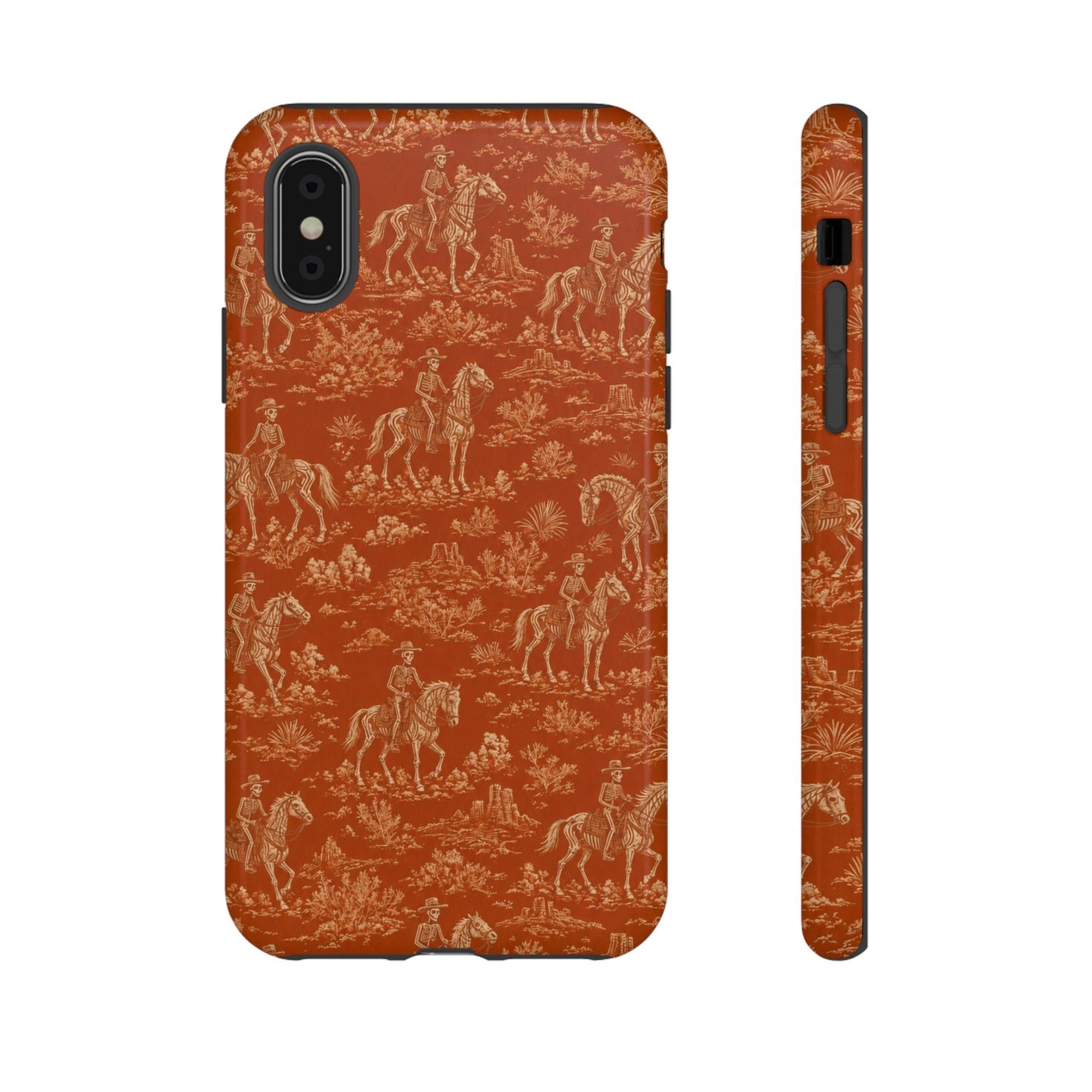 Cowboy Skeleton Toile Tough Case
