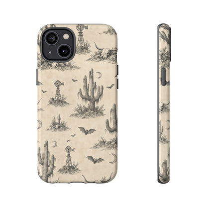 Spooky Desert Toile Tough Case