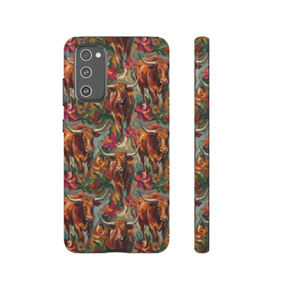 Painted Longhorns Tough Case
