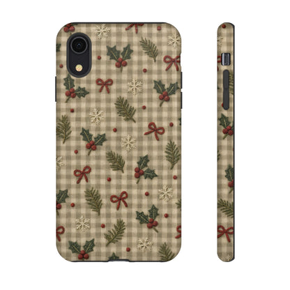 Gingham Holly Tough Case