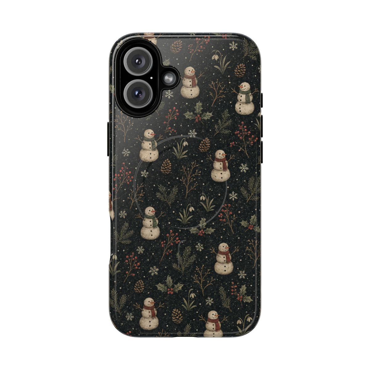 Midnight Snowmen Magnetic Case