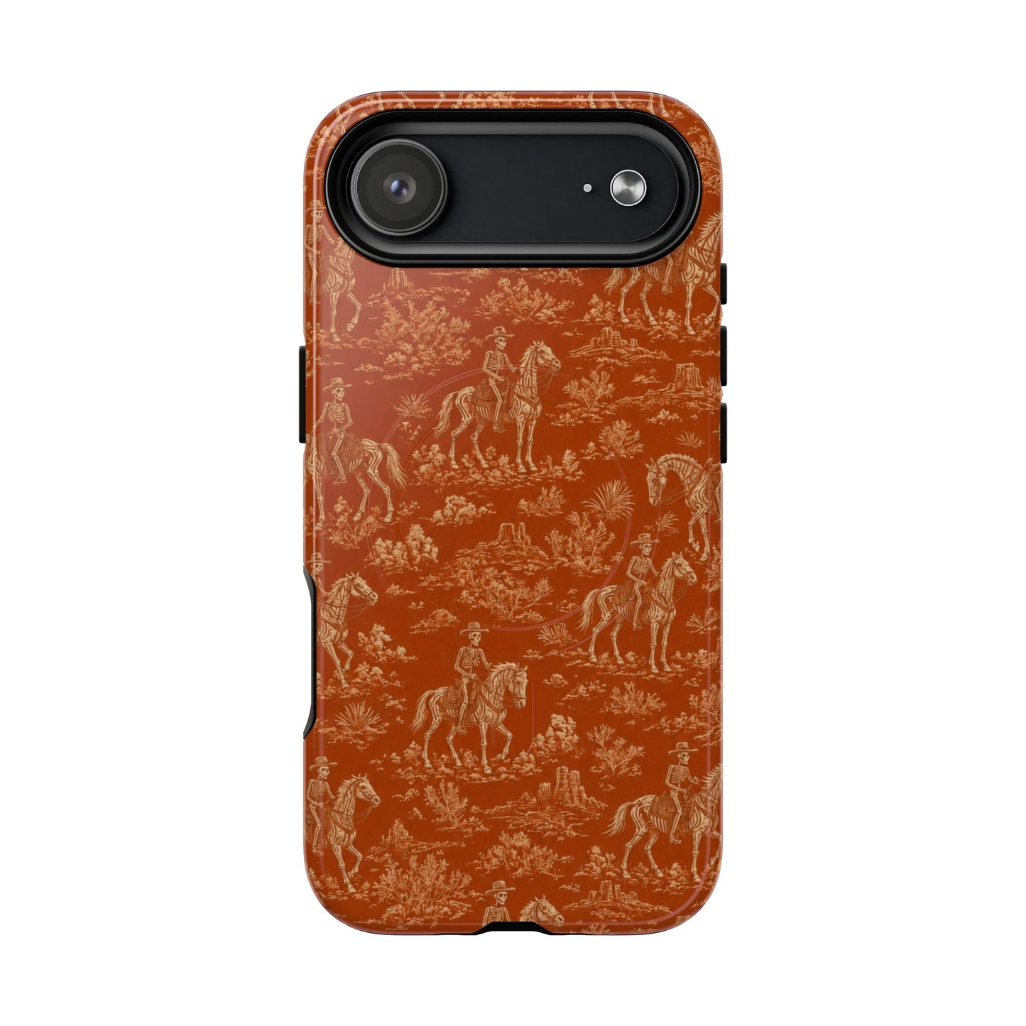 Cowboy Skeleton Toile Magnetic Case