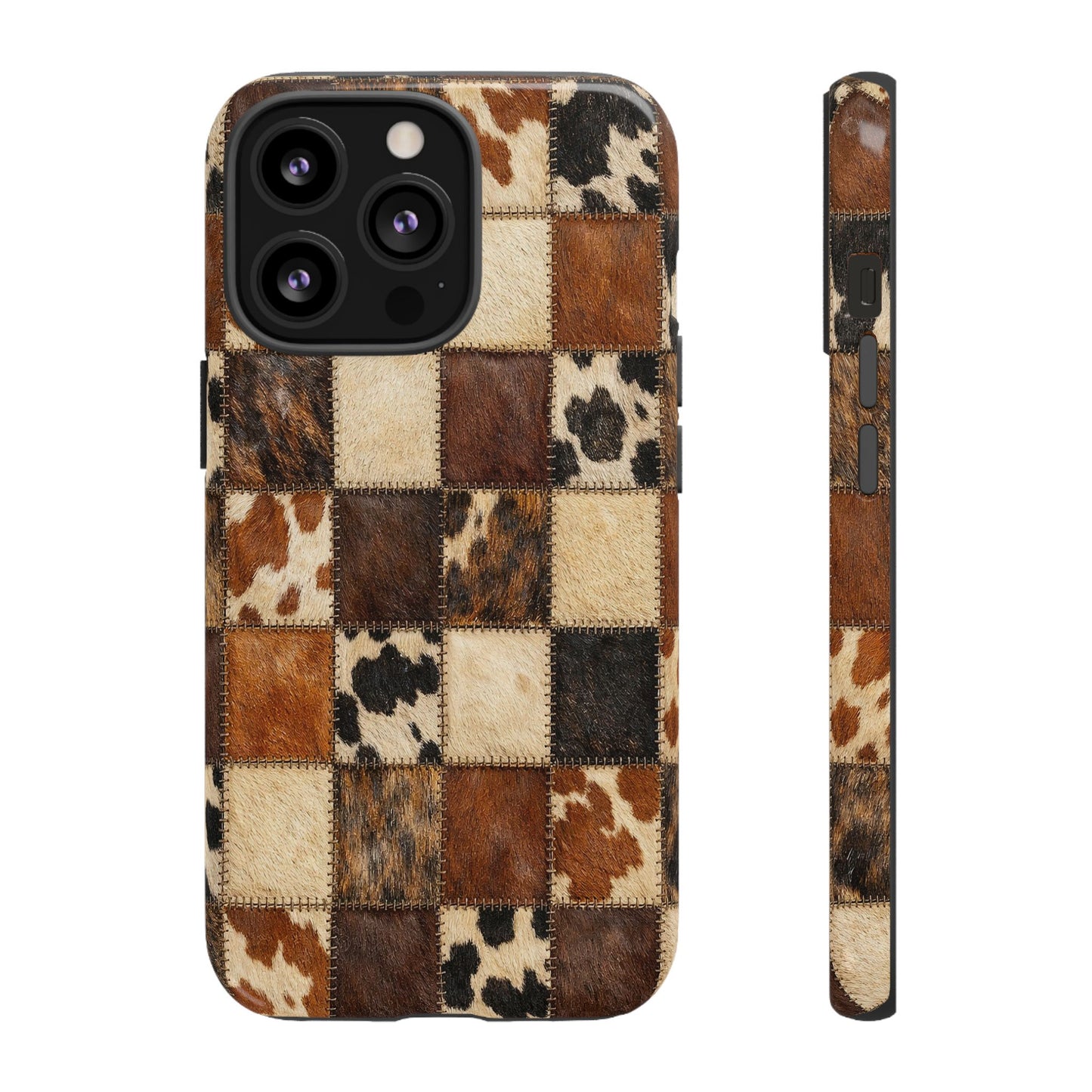 Cowhide Quilt Tough Case
