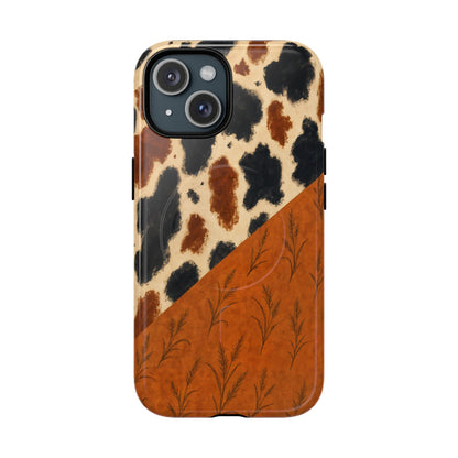 Harvest Cowhide Swaths Magnetic Case