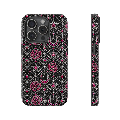 Rhinestone Rose Tough Case