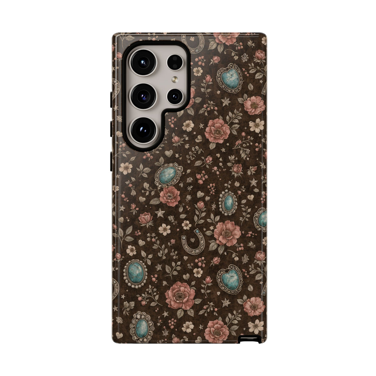 Turquoise Roses Tough Case