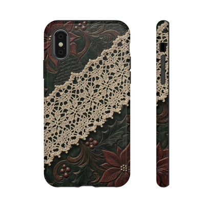 Poinsettia Lace Tough Case