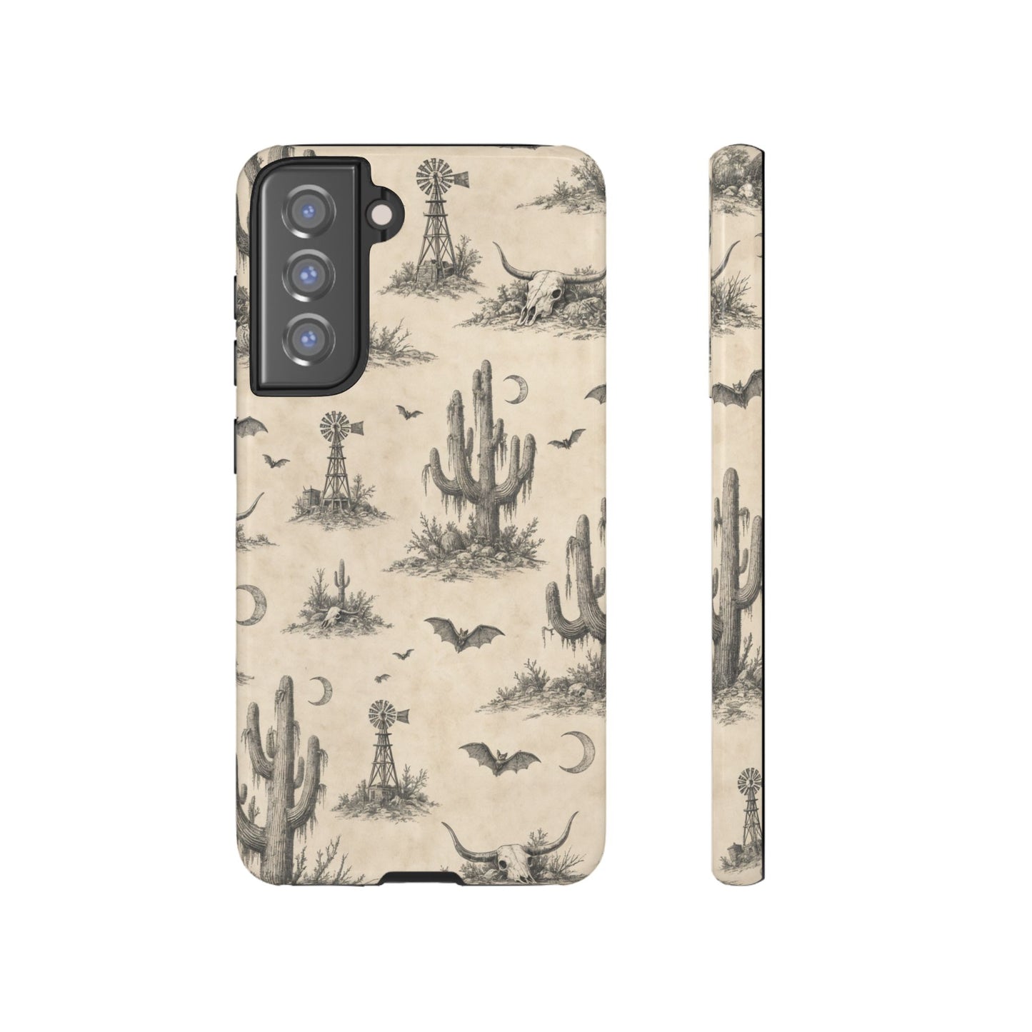 Spooky Desert Toile Tough Case