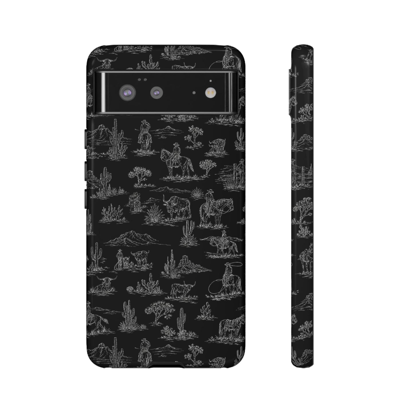 Midnight Toile Tough Case