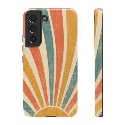 Retro Sun Rays Tough Case