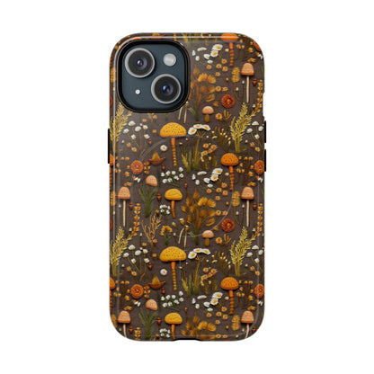 Brown Mushroom Magnetic Case