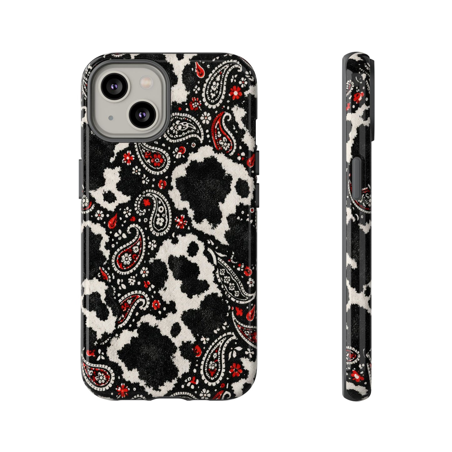 Paisley Cowhide Tough Case