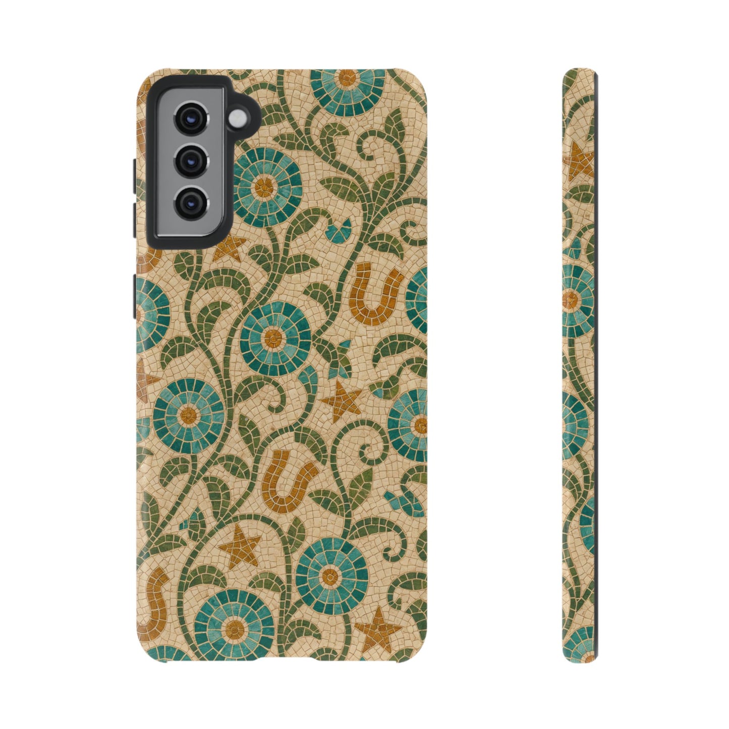 Turquoise Horseshoe Mosaic Tough Case