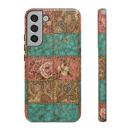 Turquoise Paisley Tough Case