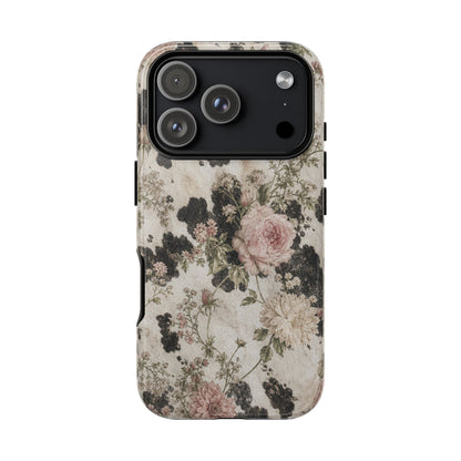 Floral Cowhide Tough Case