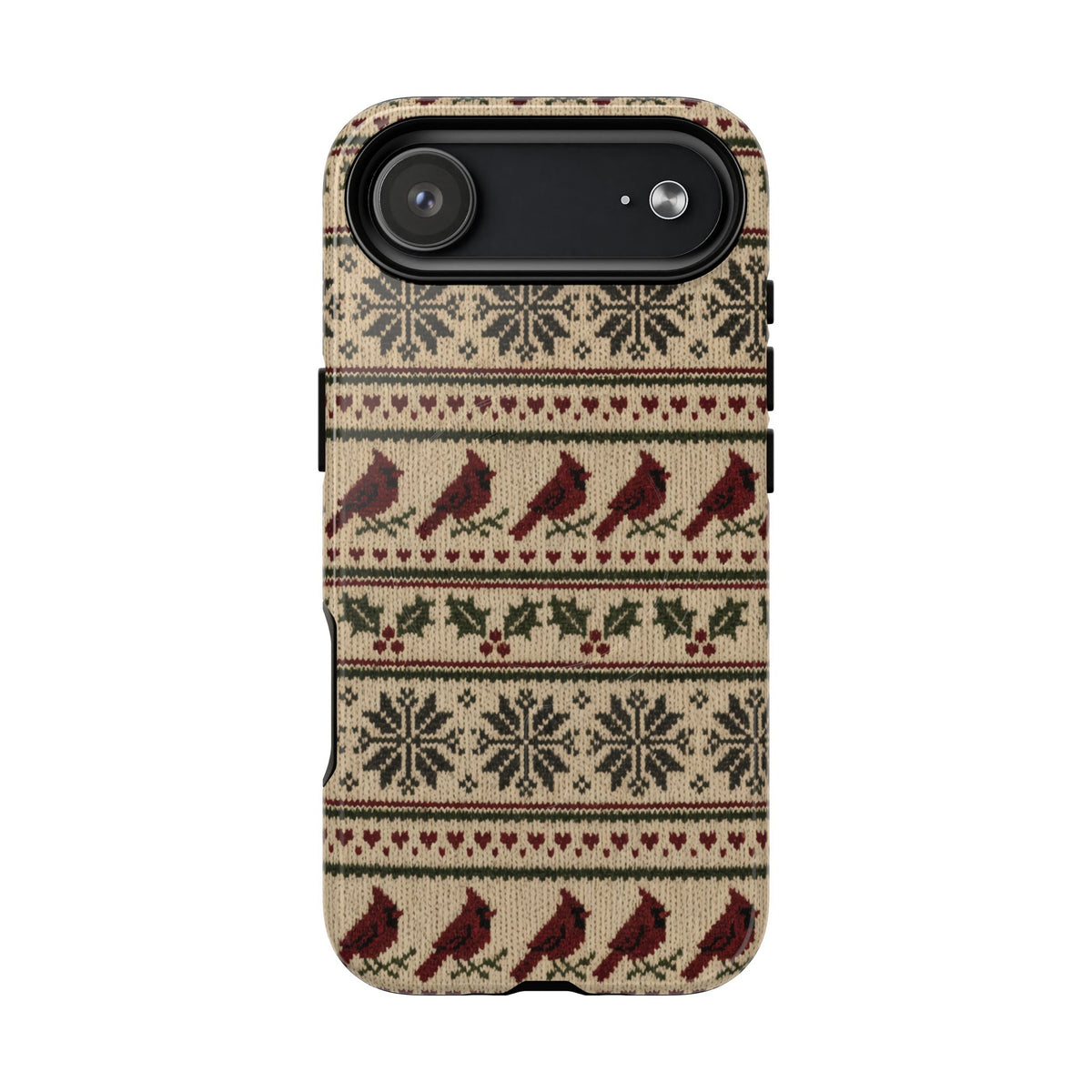 Fair Isle Cardinals Magnetic Case