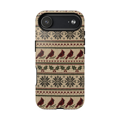 Fair Isle Cardinals Magnetic Case