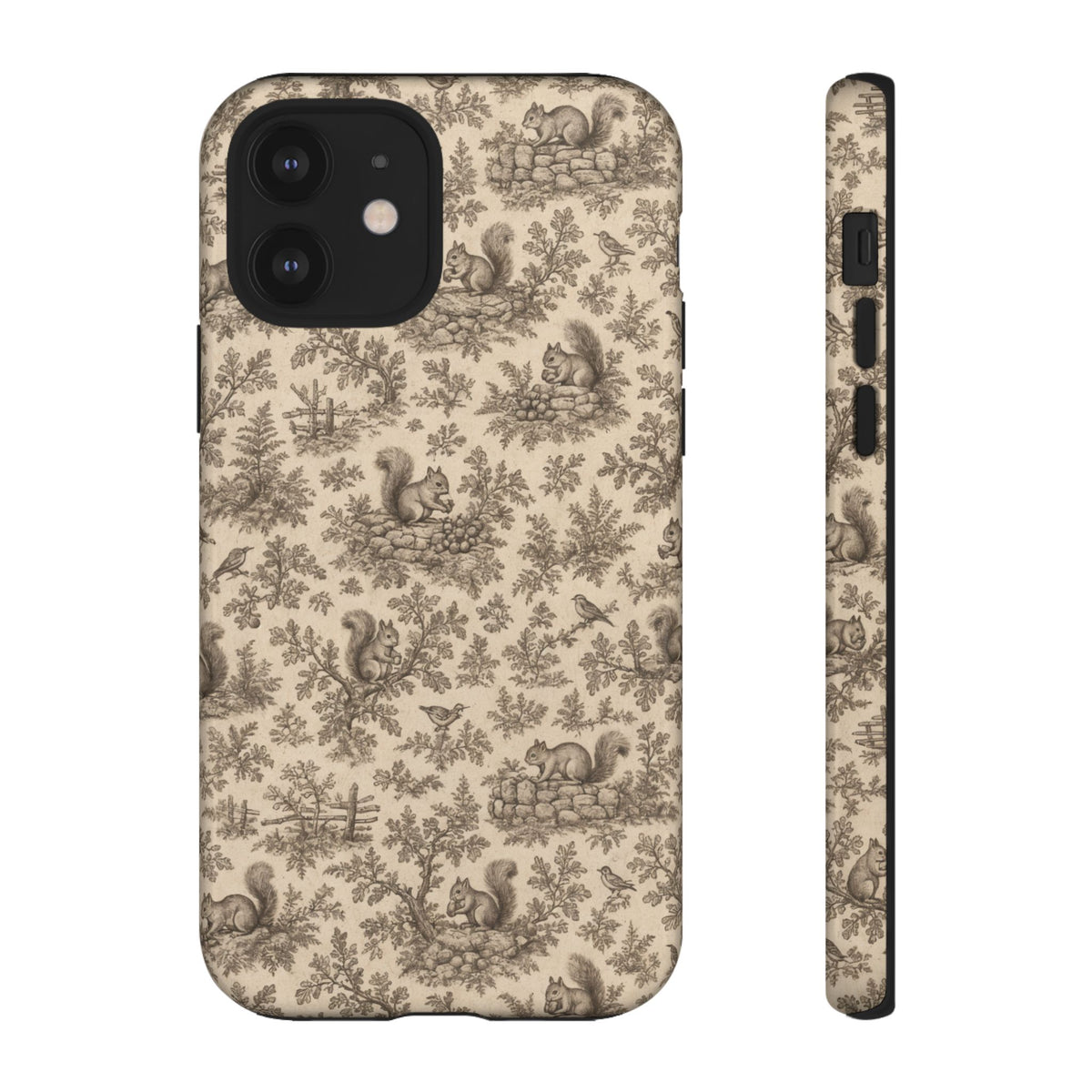 Squirrel Toile Tough Case