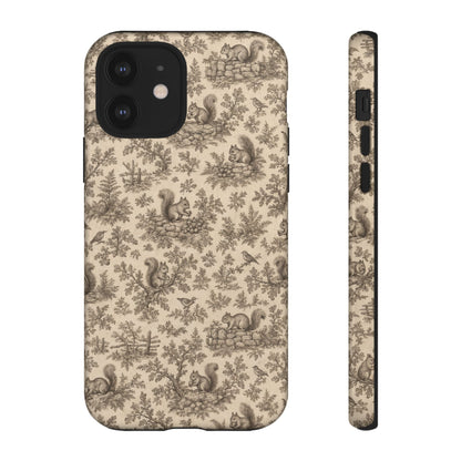 Squirrel Toile Tough Case
