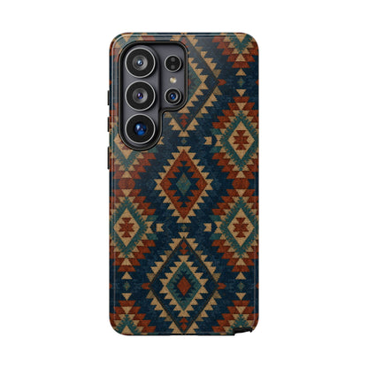 Navy Aztec Tough Case