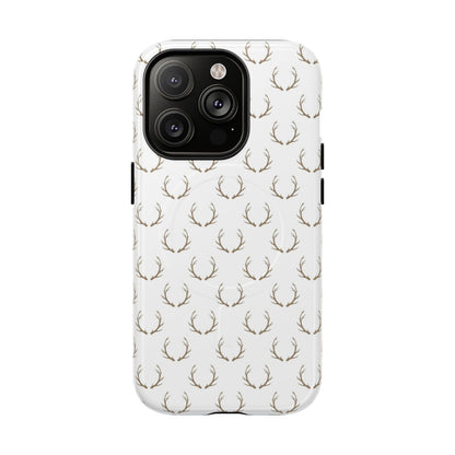 White Antlers Magnetic Case