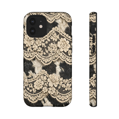 Cowhide Lace Tough Case